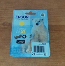 Original 26 XL Epson Druckerpatrone gelb yellow XP 510 520 600 605 NEU und OVP