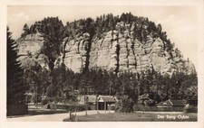 Berg Oybin - Zittauer Gebirge - Sachsen, DDR, Karte gelaufen 1954