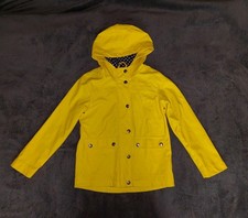 Regenjacke mit Kapuze, Größe 128, Pocopiano, gelb