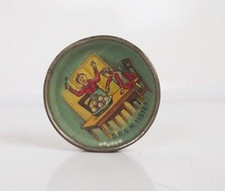 Altes Kugelspiel Kinder essen Klöße Geduldspiel Reklame Boon Cacao 1910 er