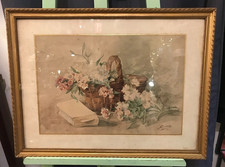 STILLLEBEN BLUMENKORB