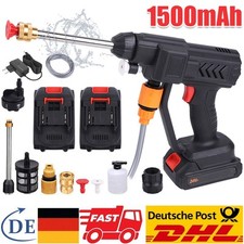 Akku Hochdruckreiniger + 2 Akkus Auto Mobiler Druckreiniger Spritzpistole DHL