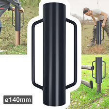 140 mm Handramme Ramme Zaunpfahl-Ramme Pfosten Pfostenramme Zaunpfahlramme Stahl
