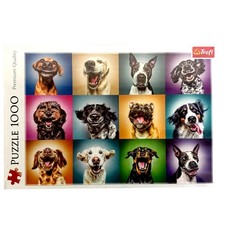 Trefl 10462 Die lustige Hundeporträts 1000 Teile, Premium Quality, für Erwachsen