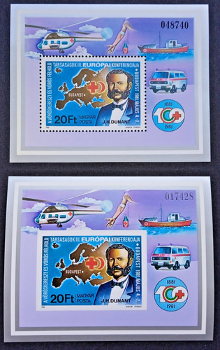 1981 ungarn blockpaar - 1981, ungarn,