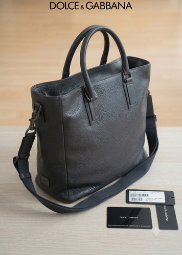 Dolce gabbana leder shopper - dolce,
