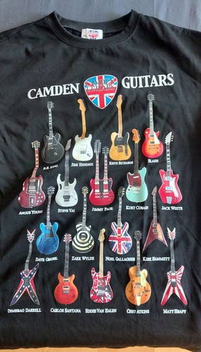 Camden town guitars shirt hard - town,