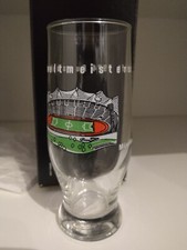 Bierglas WM '74 mit Münchner Stadion