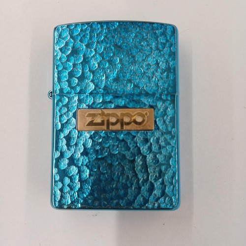 Vintage zippo 2001 - zippo, blue