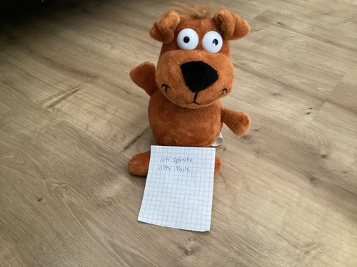 Sprechender plüschhund - plüschhund,