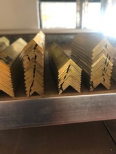 Messing Winkel 20x20x3 mm   400 mm Reststücke