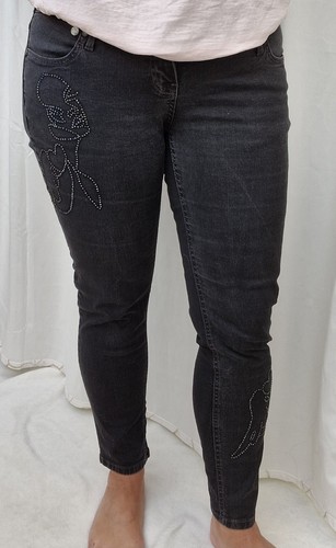 Jeans tredy schwarz mit - jeans, 44