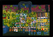 Kunstkarte Hundertwasser