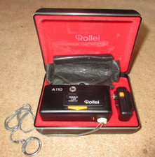 alte ROLLEI A 110 mit Blitzadapter Tasche Kette OVP  Fotoapparat Kamera + Gebrau