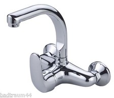 Küchenarmatur schwenkbarer Auslauf Wandmontage / Mischbatterie Küche Wasserhahn.