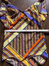 Schöner True Vintage Badeanzug Sporett Grisuten Textur Gr. m82 DDR Gr. 42