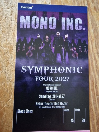 Mono inc symphonic - mono, inc.