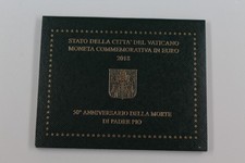 Vatikan 2 Euro 2018 Todestag von Pater Pio im Folder