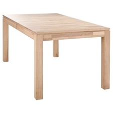 Esstisch Küchentisch Esszimmertisch Ausziehbar Buche Holz Massiv Braun 140x90 cm