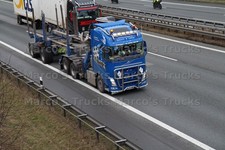 LKW Foto Volvo FH Langholz-Transporter Deutschland blau Holztransporte Sc #l1oi