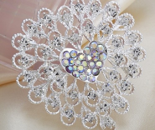 Filigrane tropfen herz - 2,25",