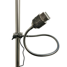 Manfrotto ALU Flexarm HD 90 cm mit Halogenspot und Super Clamp 035 silber 