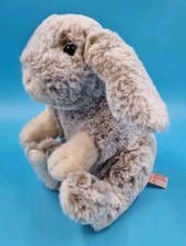 Teddy Hermann Hase Sitzend 18 cm Kuschelig Weich Beige Stofftier Kuscheltier