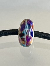 Trollbeads ? Trollstein, lila türkis rot ? Trollstone ? LAA 925