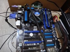 MSI Z97-G43 Mainbord+ i7 4770k CPU +16GB