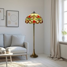 Luxus Tiffany Stehlampen Buntglas Handarbeit Stil für Zuhause und Büro