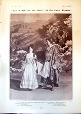 Antiker alter Druck Medaille