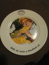Sammelteller v. LANDLIEBE LANDKÄSE Porzellan Reklame Werbung selten