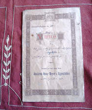 Kaufvertrag antik Eggenfelden 1904 Notar Notariat Dokument alt Bayern Justizrat