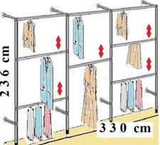 Kleiderständer Wandregal
