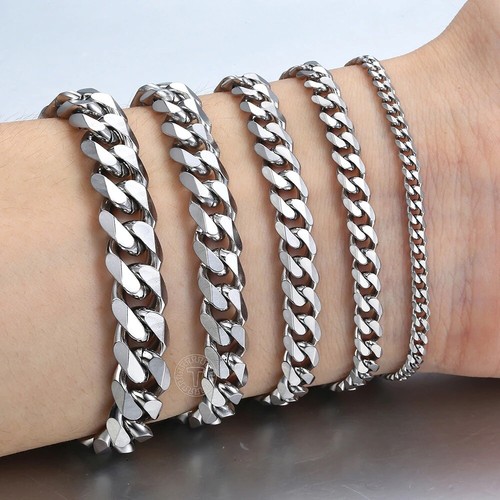 Edelstahl herren armband - edelstahl,