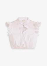 Dirndlbluse mit rüschen - mit,