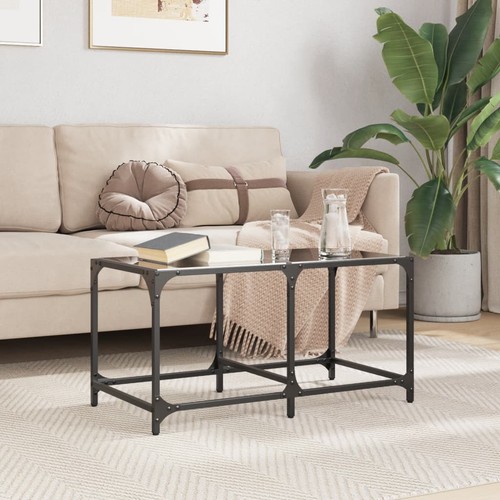 Couchtisch mit glasplatte - couchtisch,