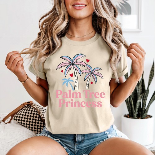 Palme prinzessin damen shirt - palme,