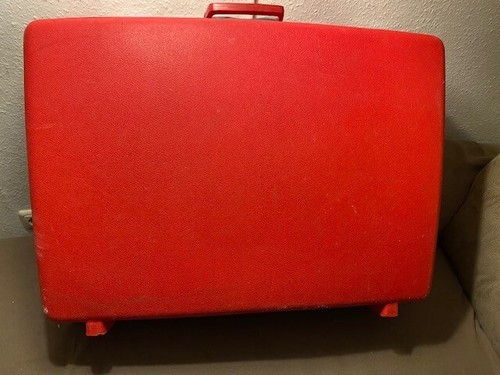 Samsonite suit case - case, rot