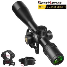 WESTHUNTER WHT 6-24X44 SFIR FFP Jagd Zielfernrohr Leuchtabsehen Stoßfest .308