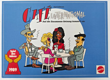 "Cafe International"  Mattel 1989 - Spiel des Jahres 1989 - Brettspiel