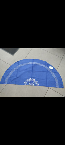 Blaudruck tischdecke rund 130 - rund,