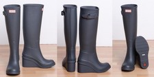 2929 seltener hunter gummistiefel mit keilabsatz gr 37