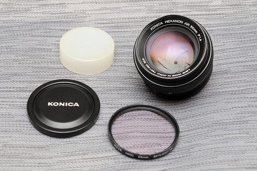 Konica hexanon 50mm 4 - ar,