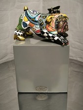 Toms Drag Hund Little Ewald 3529 Handbemalt Blattgold