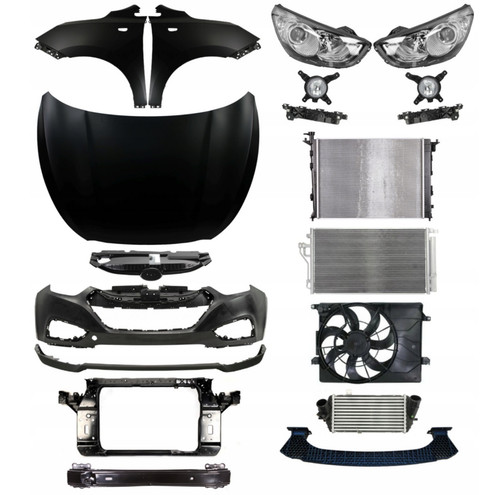 Satz motorhaube frontmaske - motorhaube,