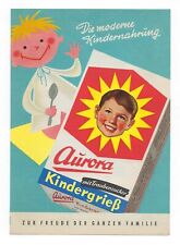 Aurora Kindergrieß mit Traubenzucker, moderne Kindernahrung, H. Auer Mühlenwerk