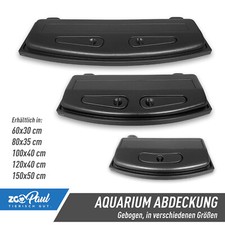 🐠 ZooPaul Aquarium Abdeckung versch. Größen Panorama gebogen gewölbt Terrarium