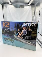 INTEX Komplettset Challenger K2 Kajak Schlauchboot + Paddel + Pumpe 2 Personen