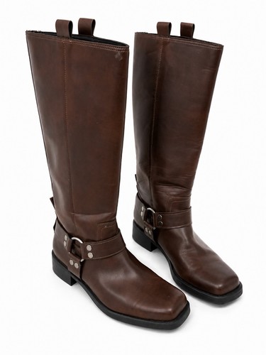 Stradivarius stiefel braun - stiefel,